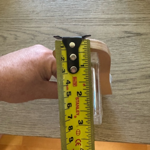 Vivian Transparent Square-Toe Heels – NWOT Size 8 - Picture 6 of 6